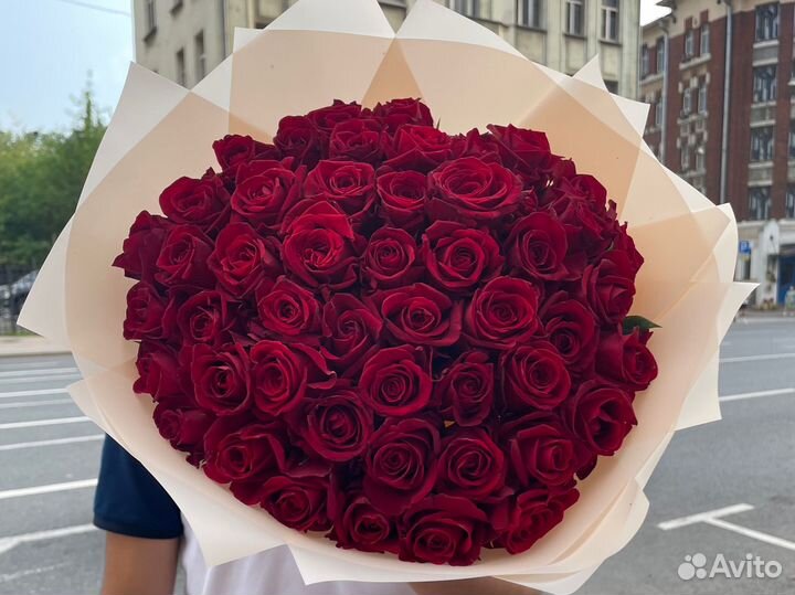 Букет 51 роза цветы с доставкой
