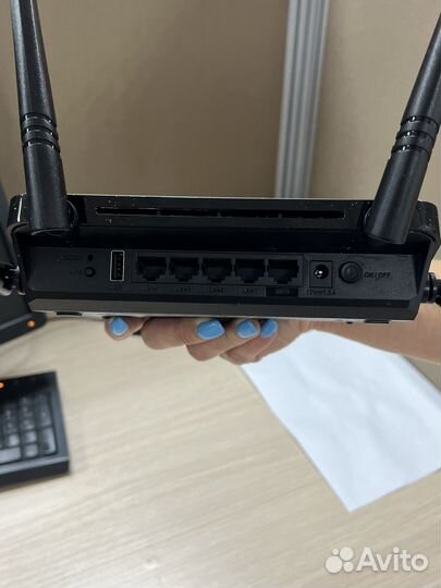 WI-FI Роутер, D-Link DIR-842/R4, чёрный