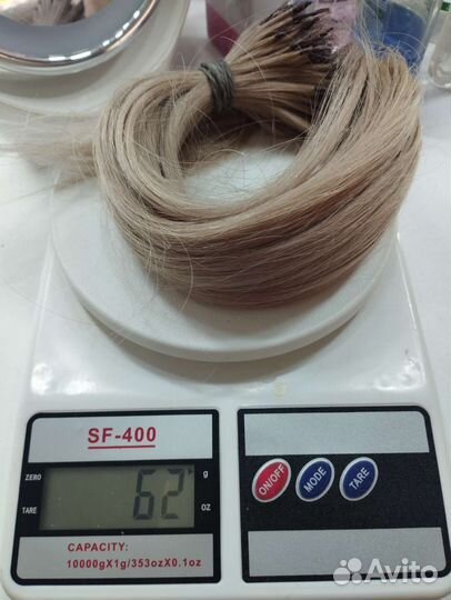 Волосы для наращивания блонд