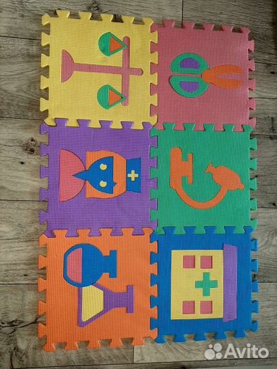 Развивающий коврик- пазлы