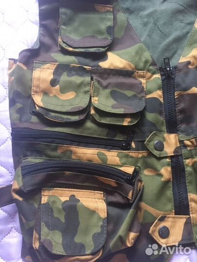 Жилет детский комуфляж