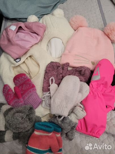 Варежки и шапки пакетом