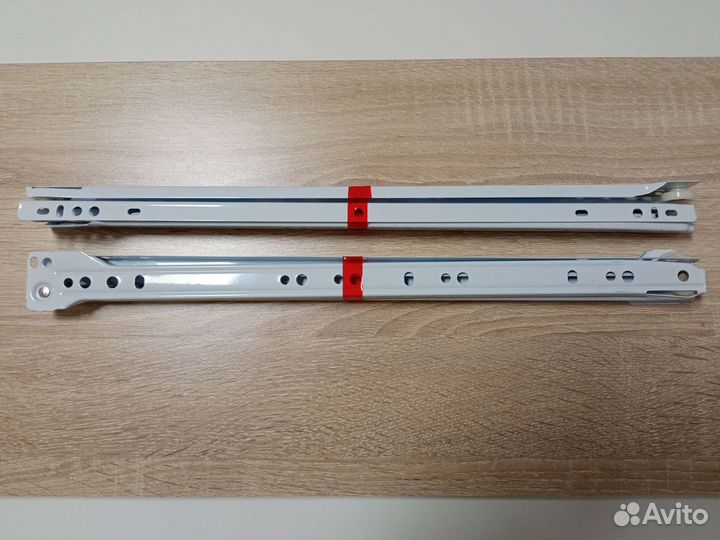 Роликовые направляющие 40 см, 2 комплекта