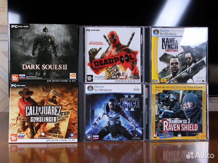 Диски Игры для PC компьютера CD ROM