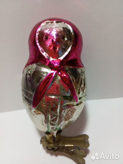 Ёлочная игрушка Домик. СССР