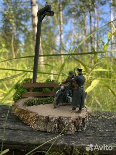 Диорама мотоцикл BMW R-12