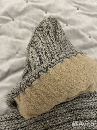 Шапка и шарф снуд