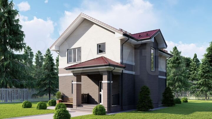 Коттедж 141 м² на участке 6 сот.