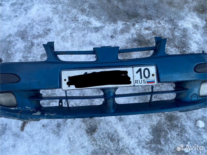 Бампер передний nissan almera n16