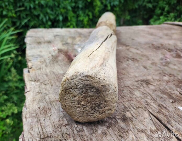 Старинный деревянный пест толкушка от ступы
