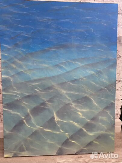 Картина маслом большая интерьерная море