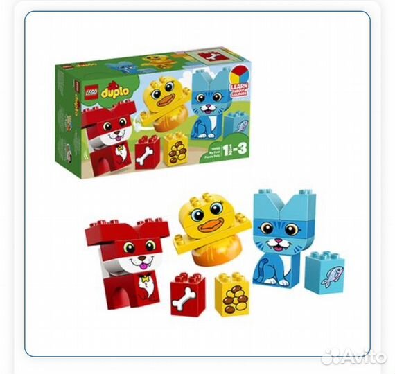 Lego duplo мои первые животные оригинал