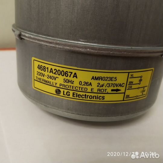 Двигатель LG вентилятора внутр блока кондиционера