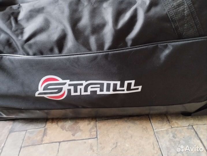 Баул хоккейный 35 чёрный дно пвх