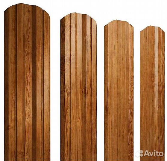 Забор из металлического штакетника