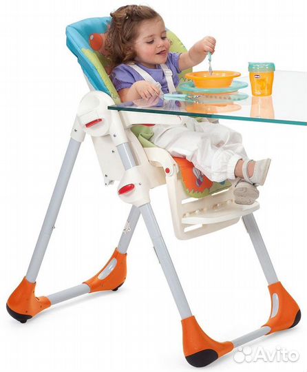 Стульчик для кормления chicco polly