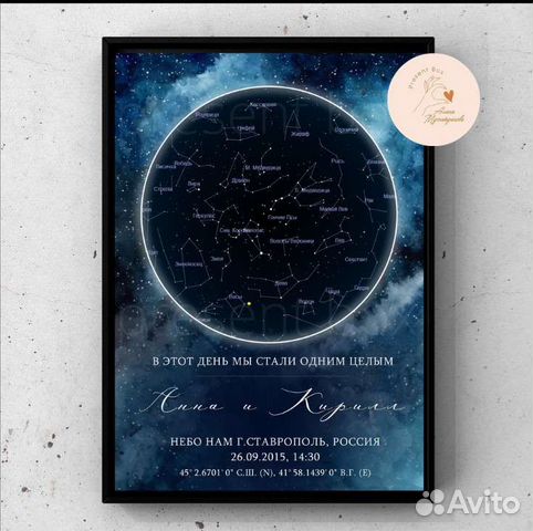 Карта звездного неба