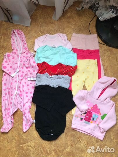 Детские вещи пакетом на девочку