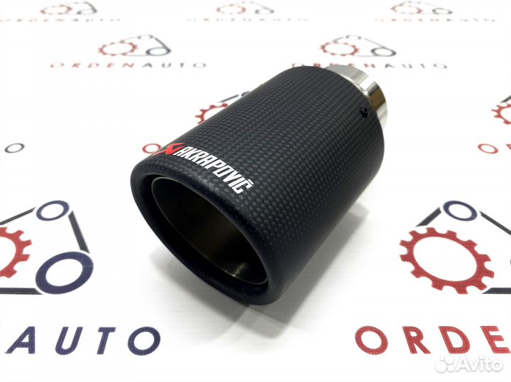 Насадка на глушитель Акрапович D60-63