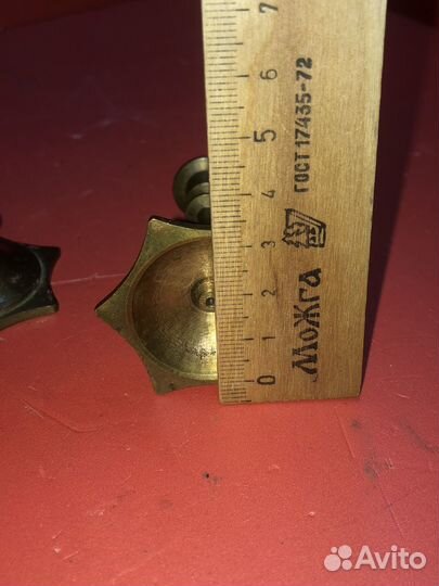 Старинные парные миниатюрные подсвечники до 1917