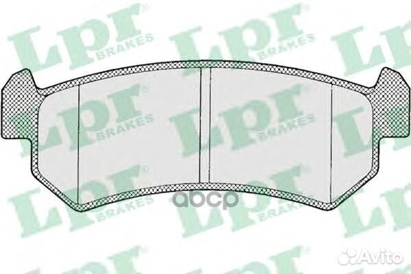 Колодки тормозные дисковые 05P1199 Lpr