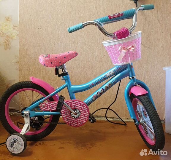 Детский велосипед для девочки с 3х до 5 лет