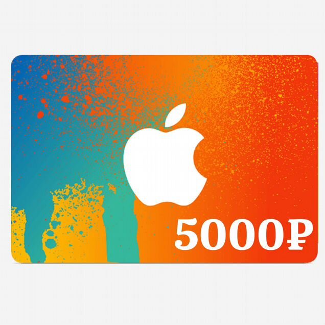 Карта Apple ID — 5000 (AppStore, iCloud и iTunes)