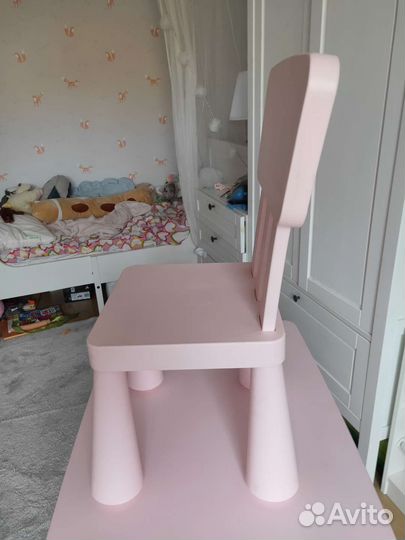 Детский стол и стул Маммут Mammut IKEA икеа