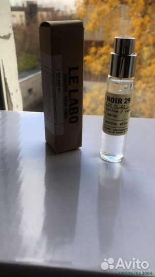 Туалетная вода LE labo Noir 29 10 мл пробник