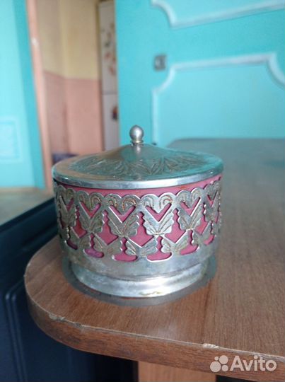 Сахарница мельхиор СССР