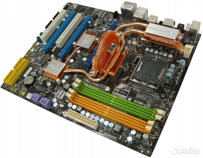 Мат.плата+проц+озу+кулер