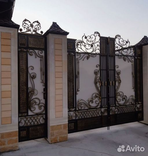 Кованные ворота