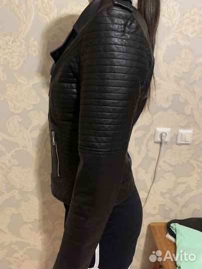 Куртка кожаная женская