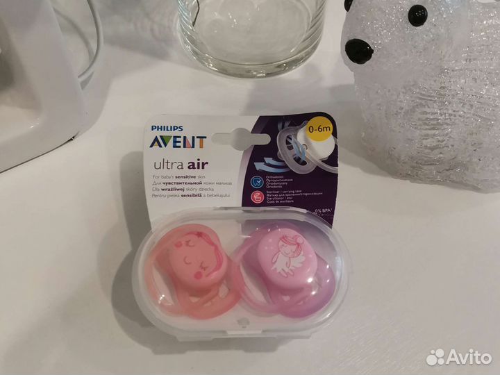 Соска пустышка avent 0-6 мес