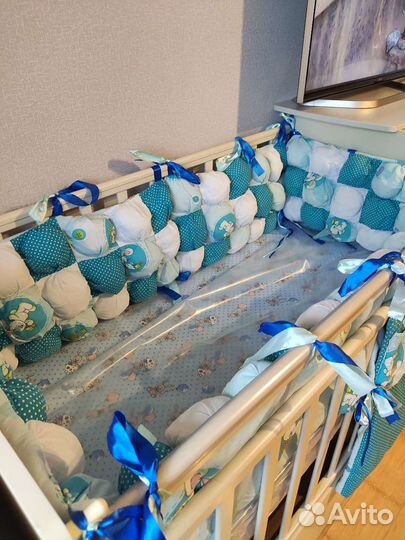 Бортики в кроватку