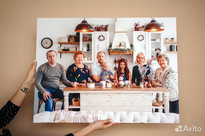 Фото на холсте