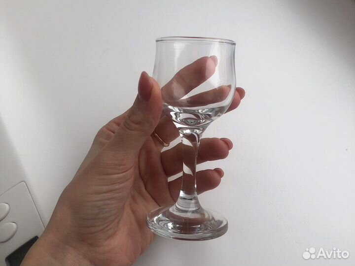 Набор рюмок на высокой ножке 6 штук