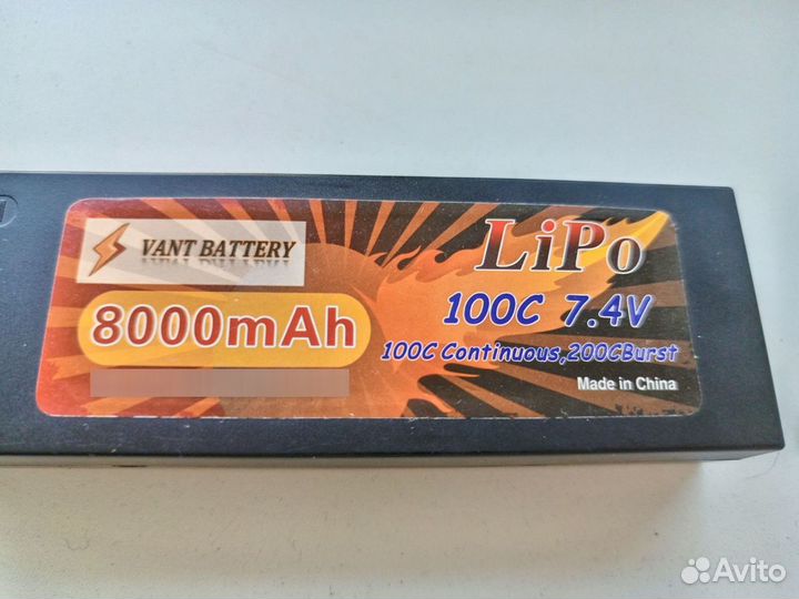 Lipo аккумулятор 2s для радиоуправляемых моделей