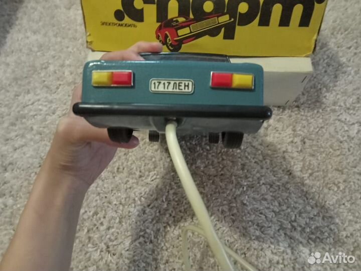 Машинка железная СССР Электромобиль 