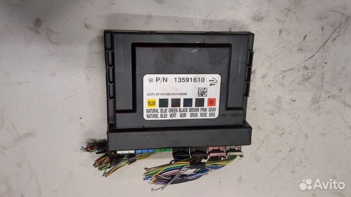 Блок комфорта Opel Astra J, 2014