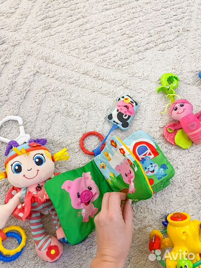 Игрушки пакетом от 0–1,5 лет
