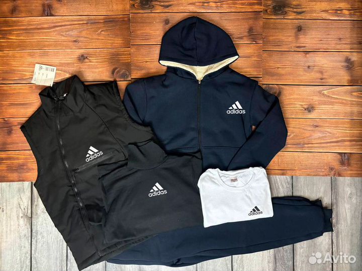 Костюм теплый с мехом 5в1 Adidas