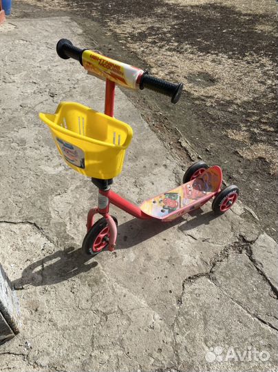Самокат детский трехколесный