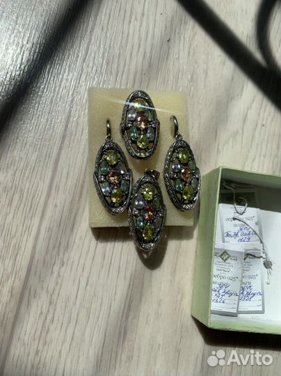 Набор серебро 925 пробы