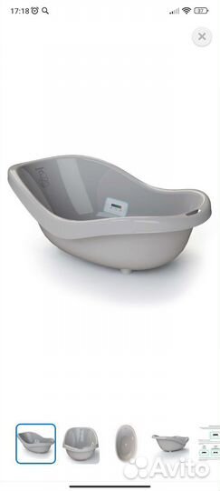 Детская ванночка с термометром