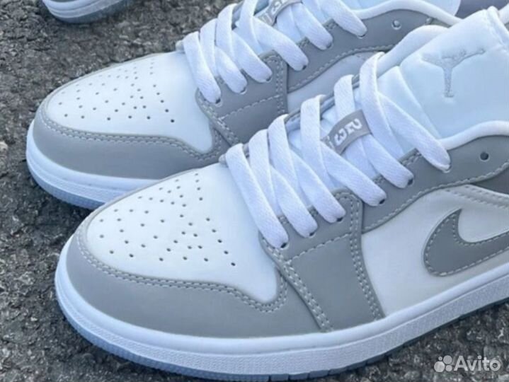 Кроссовки Nike Air Jordan 1 low grey