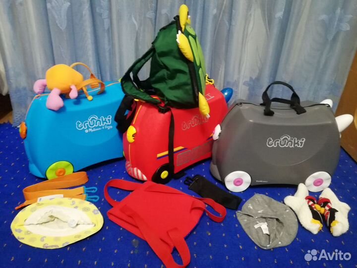 Чемодан детский на колесах Trunki рюкзак Самсонит