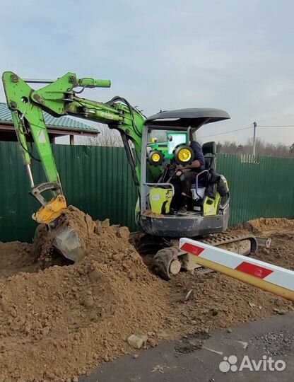 Аренда мини экскаватора ямобур сваекрут