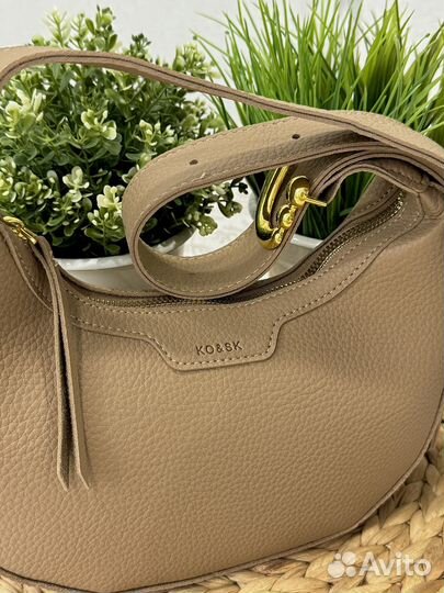 Сумка багет через плечо из экокожи новая