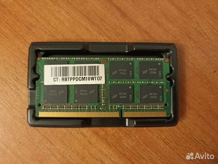 Оперативная память для ноутбука DDR3L 4 GB